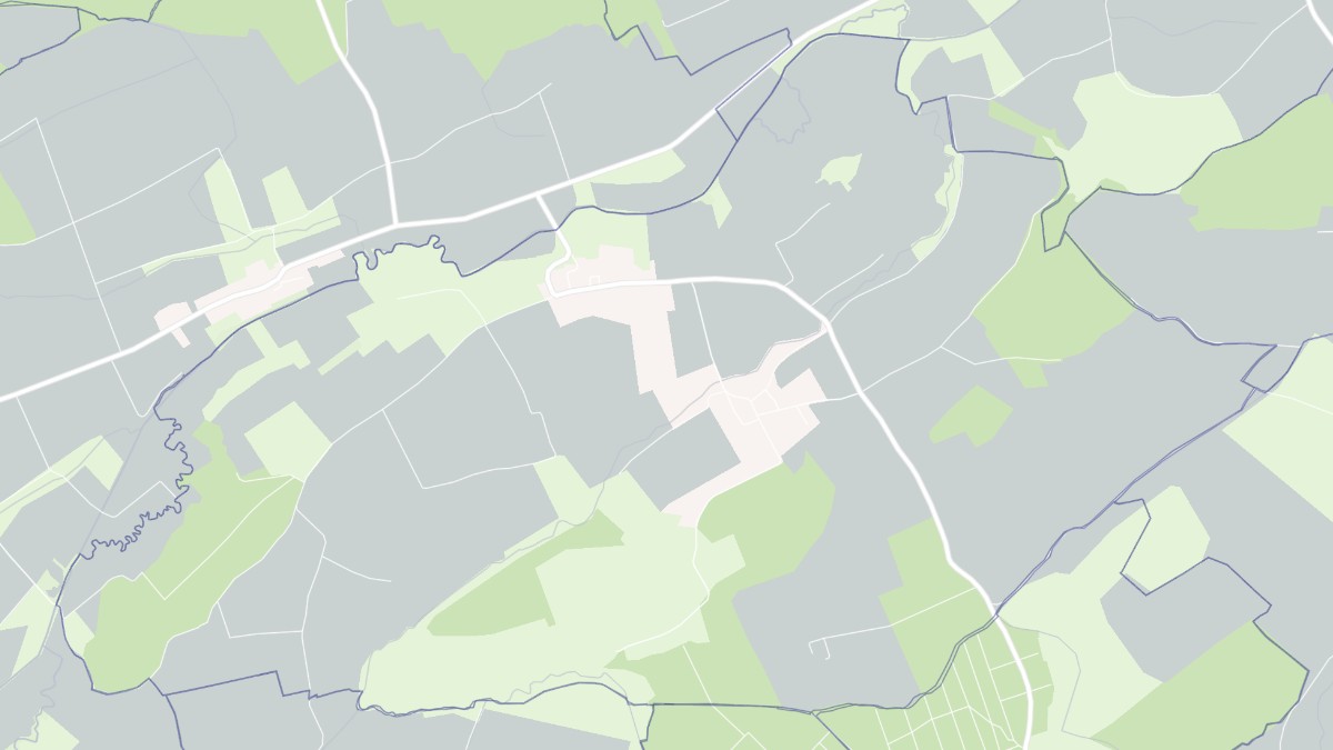 Aperçu cartographique de Brainville, centré sur la commune