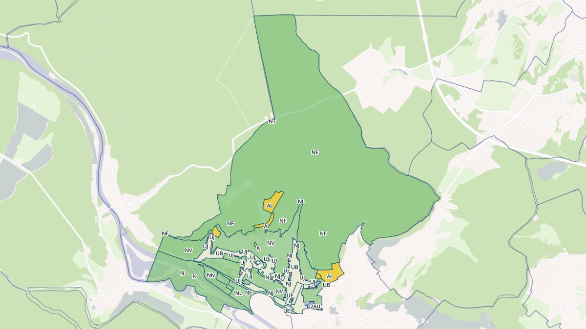 Aperçu cartographique de Chaligny, centré sur la commune
