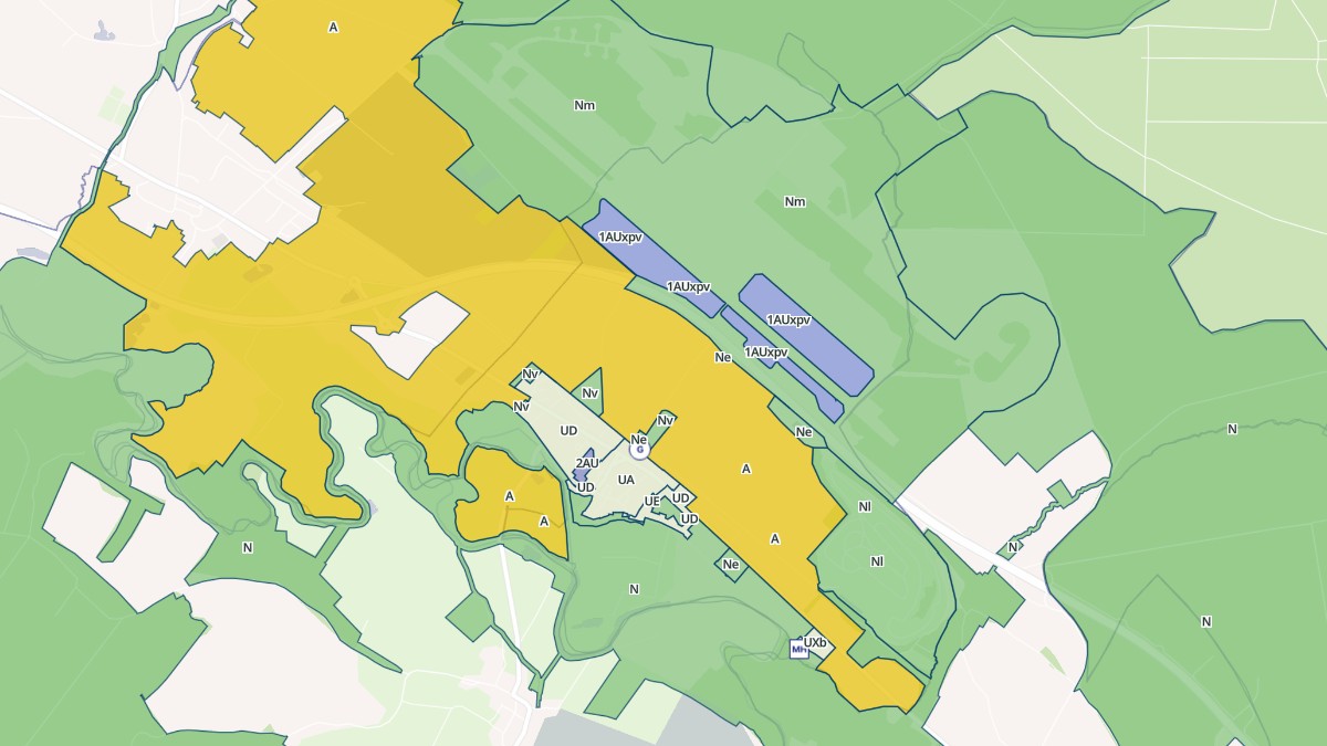 Aperçu cartographique de Chenevières, centré sur la commune