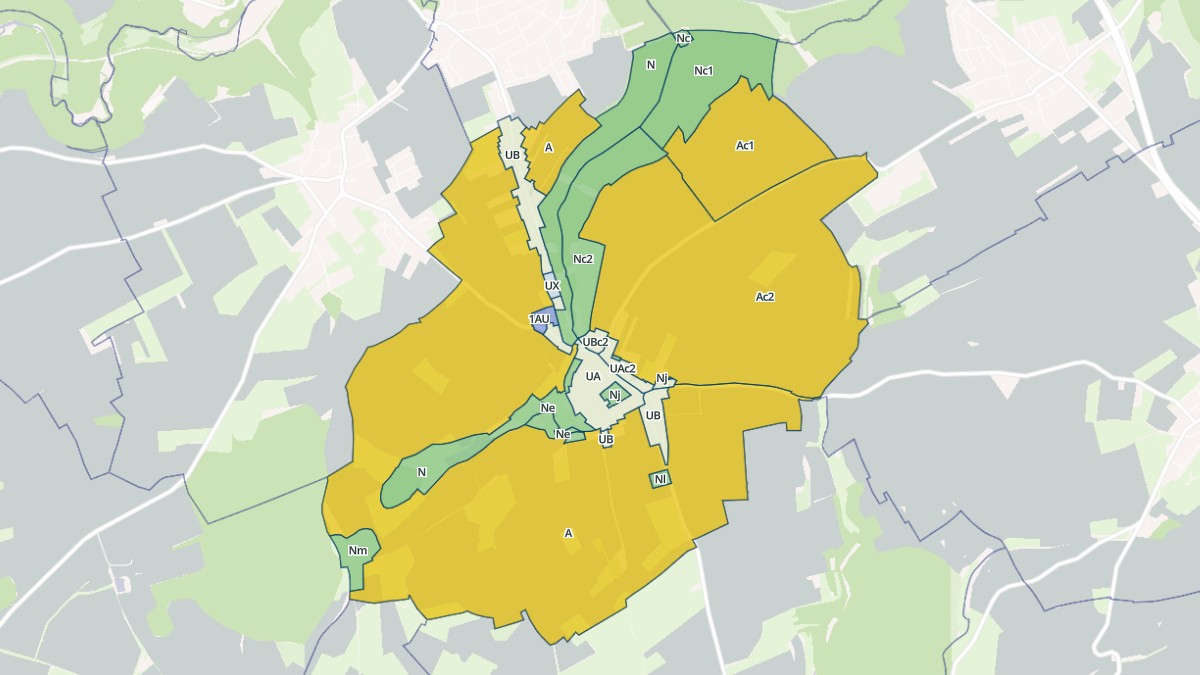 Aperçu cartographique de Chenières, centré sur la commune