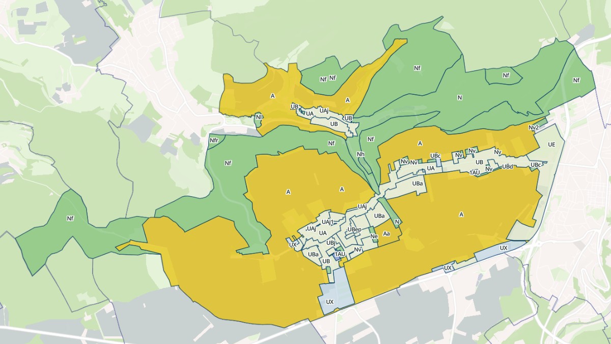 Aperçu cartographique de Cosnes-et-Romain, centré sur la commune