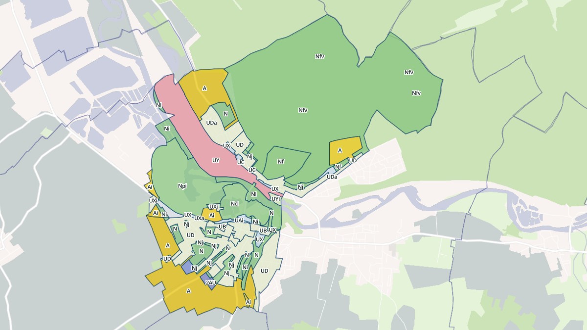Aperçu cartographique de Damelevières, centré sur la commune