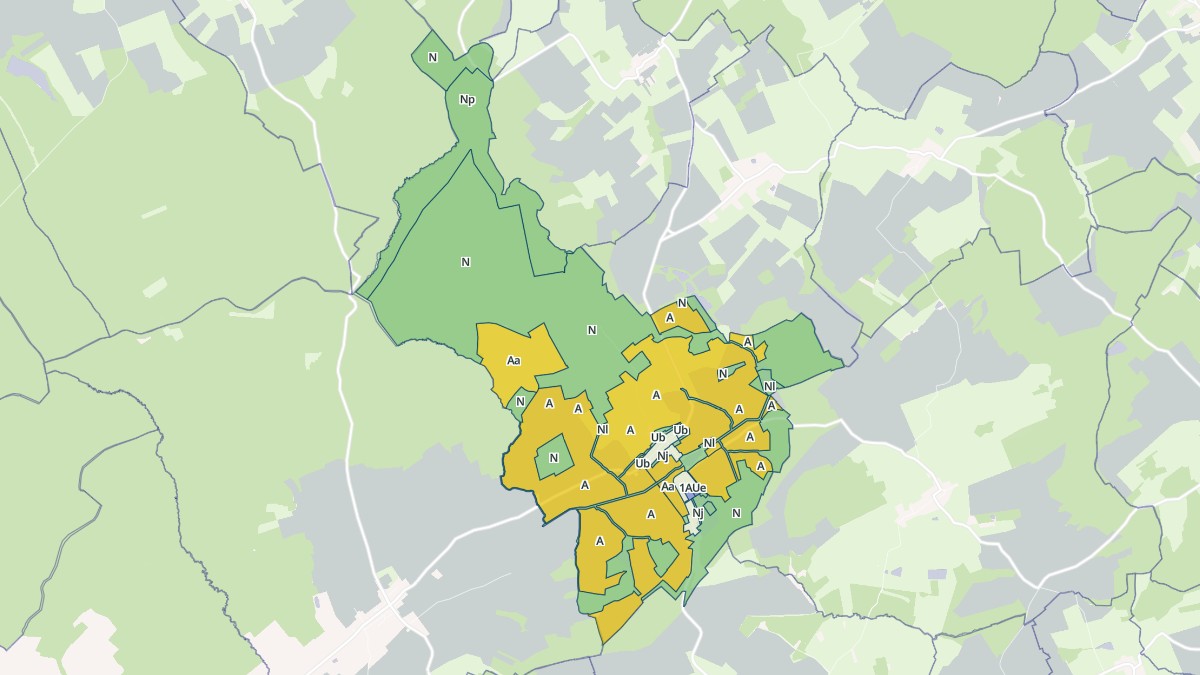 Aperçu cartographique de Emberménil, centré sur la commune