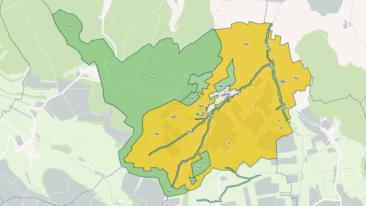 Aperçu cartographique de Fécocourt, centré sur la commune