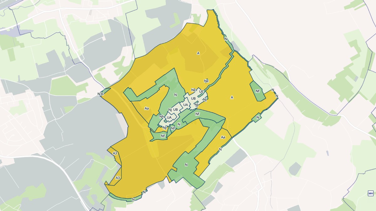 Aperçu cartographique de Flainval, centré sur la commune