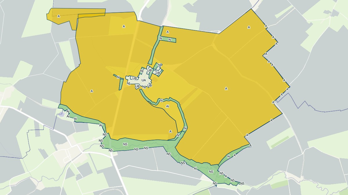 Aperçu cartographique de Grosrouvres, centré sur la commune