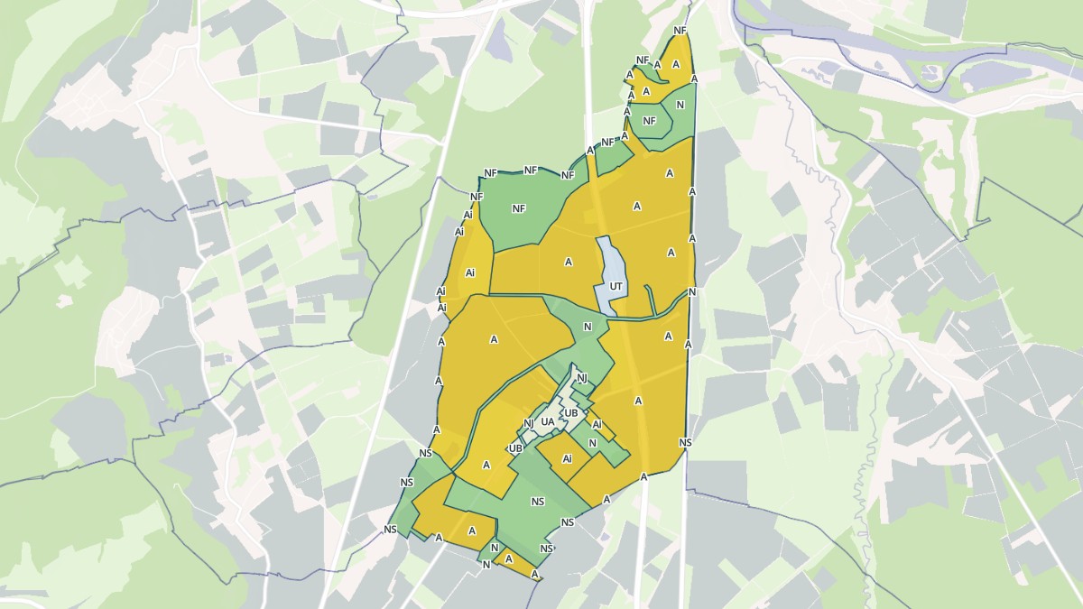 Aperçu cartographique de Gye, centré sur la commune