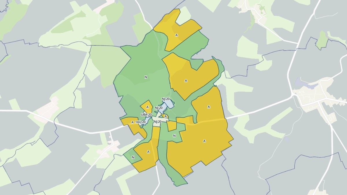 Aperçu cartographique de Hannonville-Suzémont, centré sur la commune