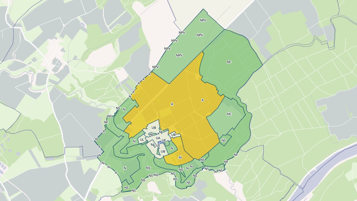 Aperçu cartographique de Jaillon, centré sur la commune