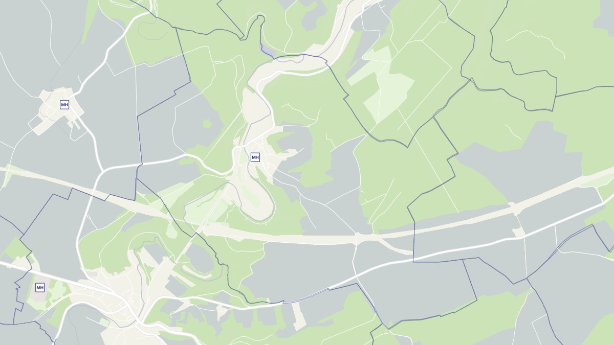 Aperçu cartographique de Jaulny, centré sur la commune