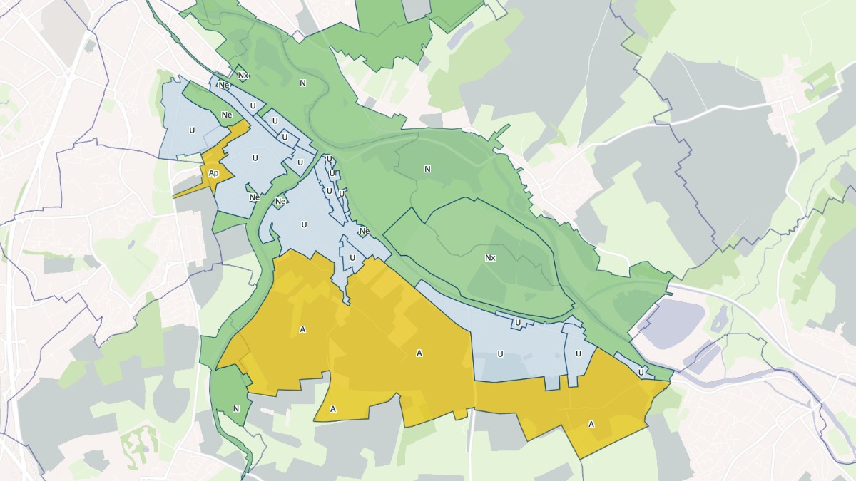 Aperçu cartographique de Laneuveville-devant-Nancy, centré sur la commune