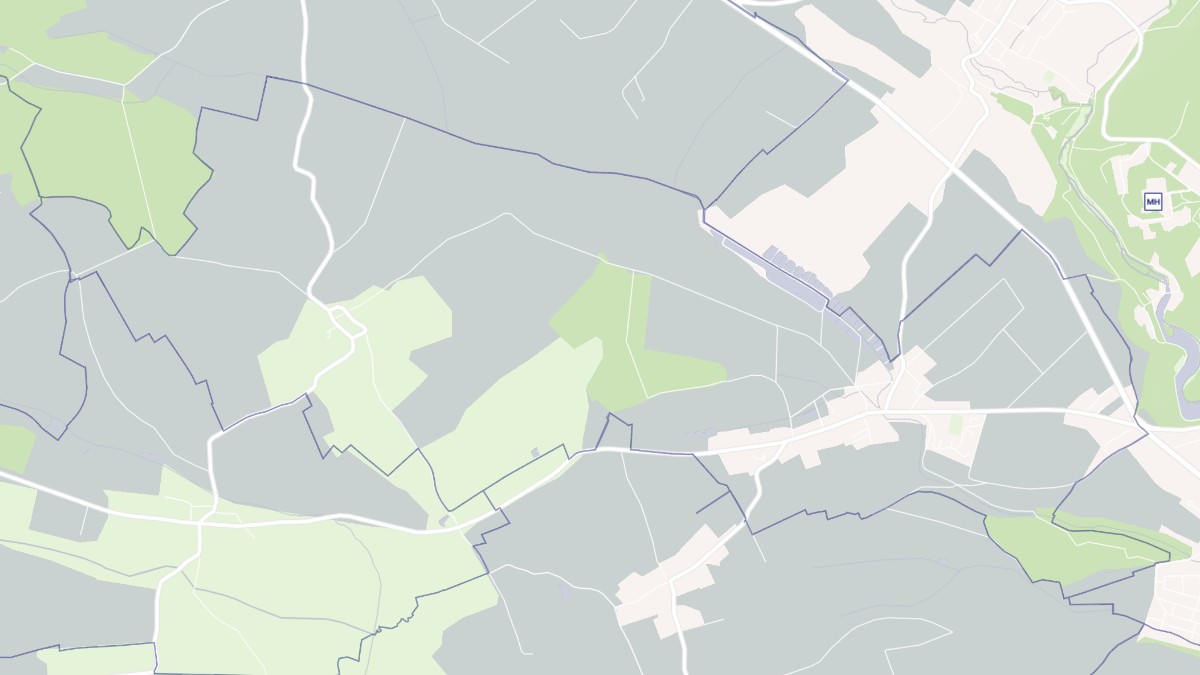 Aperçu cartographique de Lantéfontaine, centré sur la commune