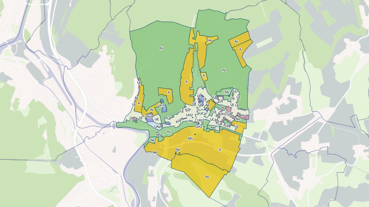Aperçu cartographique de Lay-Saint-Christophe, centré sur la commune