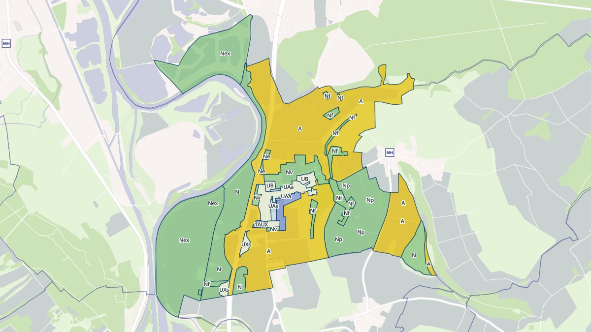 Aperçu cartographique de Loisy, centré sur la commune