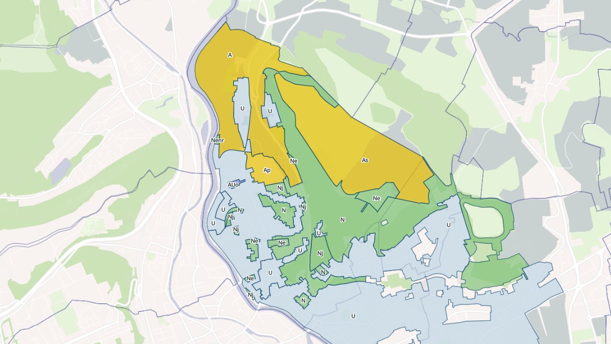 Aperçu cartographique de Malzéville, centré sur la commune