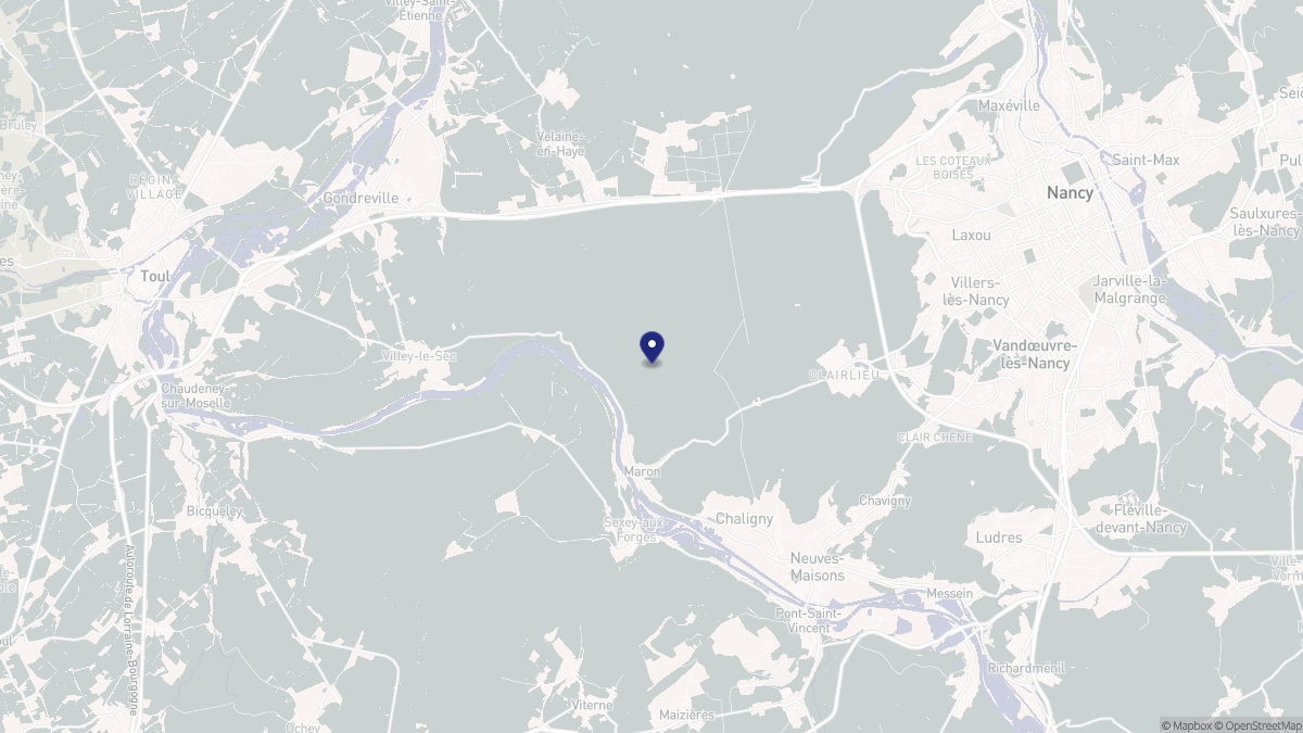 Aperçu cartographique de Maron, centré sur la commune