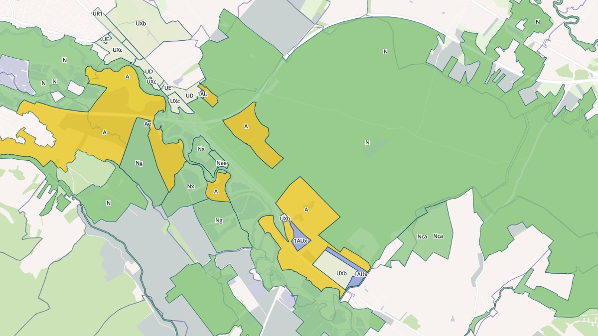 Aperçu cartographique de Moncel-lès-Lunéville, centré sur la commune
