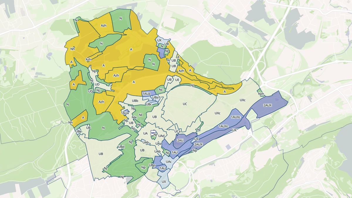 Aperçu cartographique de Mont-Saint-Martin, centré sur la commune