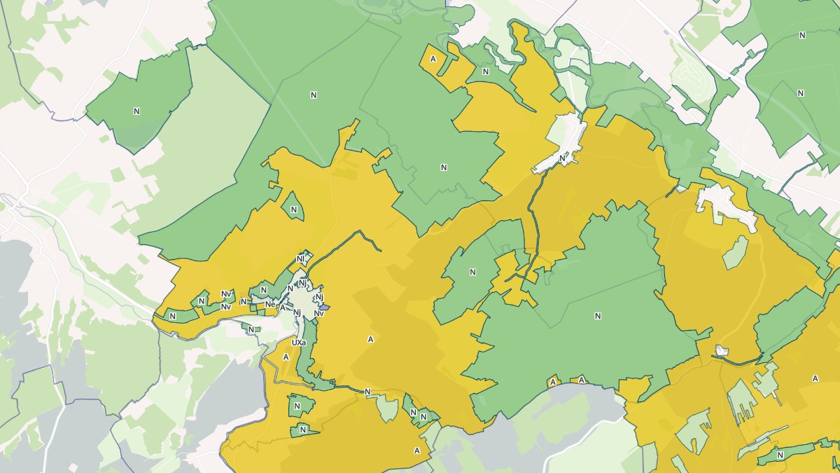 Aperçu cartographique de Moyen, centré sur la commune