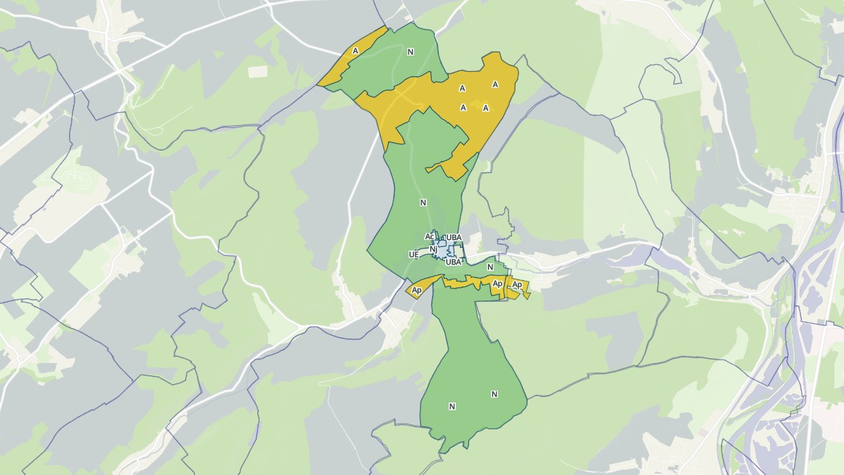 Aperçu cartographique de Onville, centré sur la commune