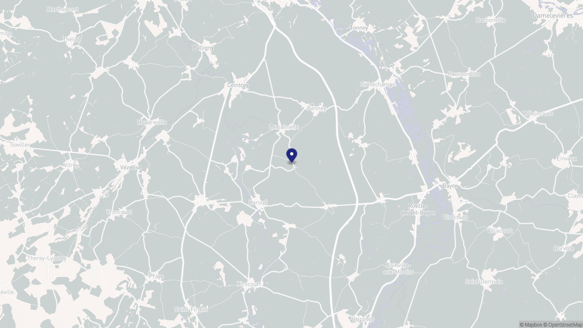 Aperçu cartographique de Ormes-et-Ville, centré sur la commune