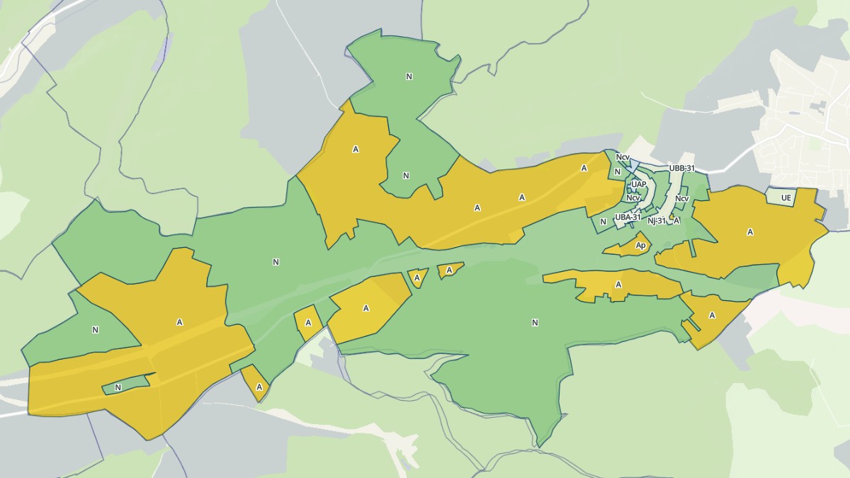 Aperçu cartographique de Prény, centré sur la commune