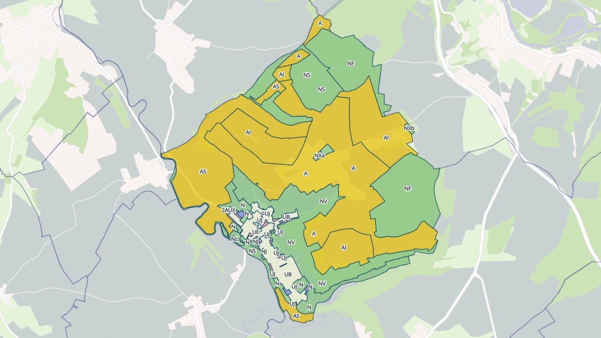 Aperçu cartographique de Pulligny, centré sur la commune