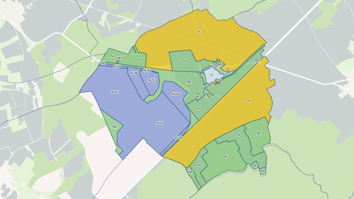 Aperçu cartographique de Rosières-en-Haye, centré sur la commune