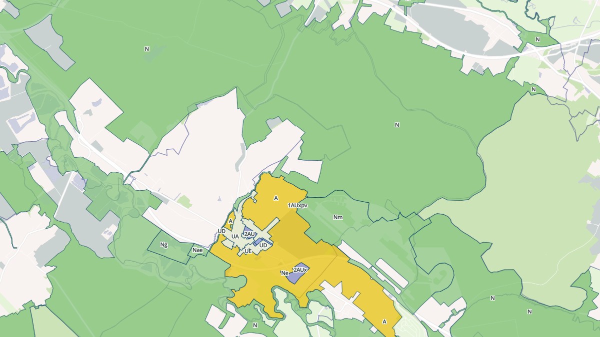 Aperçu cartographique de Saint-Clément, centré sur la commune