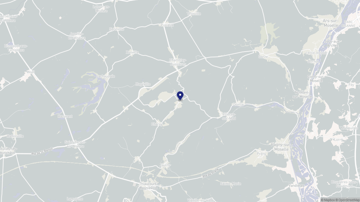 Aperçu cartographique de Saint-Julien-lès-Gorze, centré sur la commune