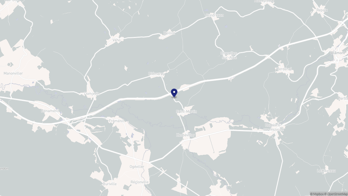 Aperçu cartographique de Saint-Martin, centré sur la commune