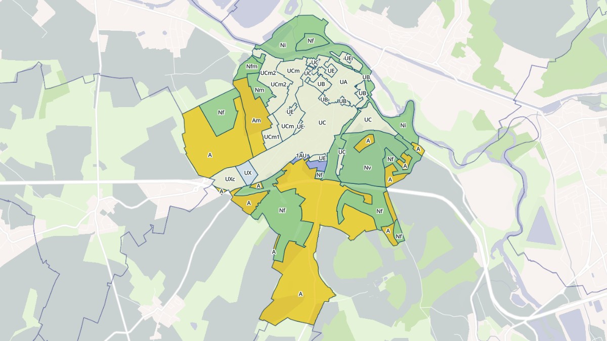 Aperçu cartographique de Saint-Nicolas-de-Port, centré sur la commune