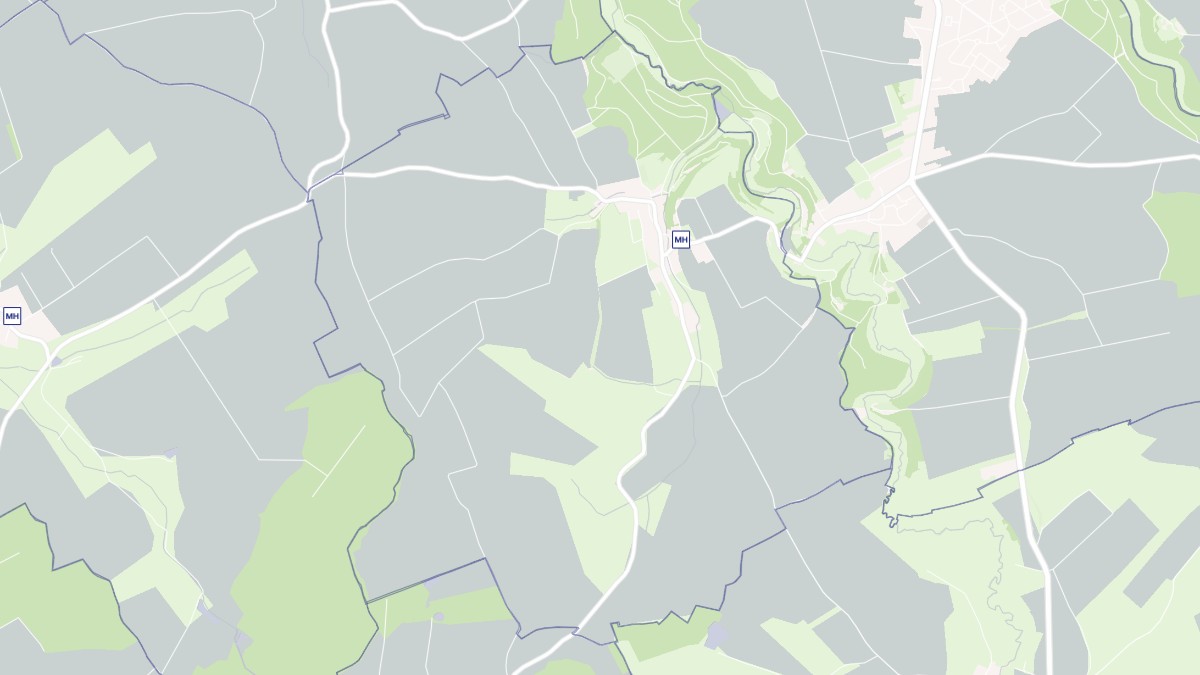 Aperçu cartographique de Saint-Supplet, centré sur la commune
