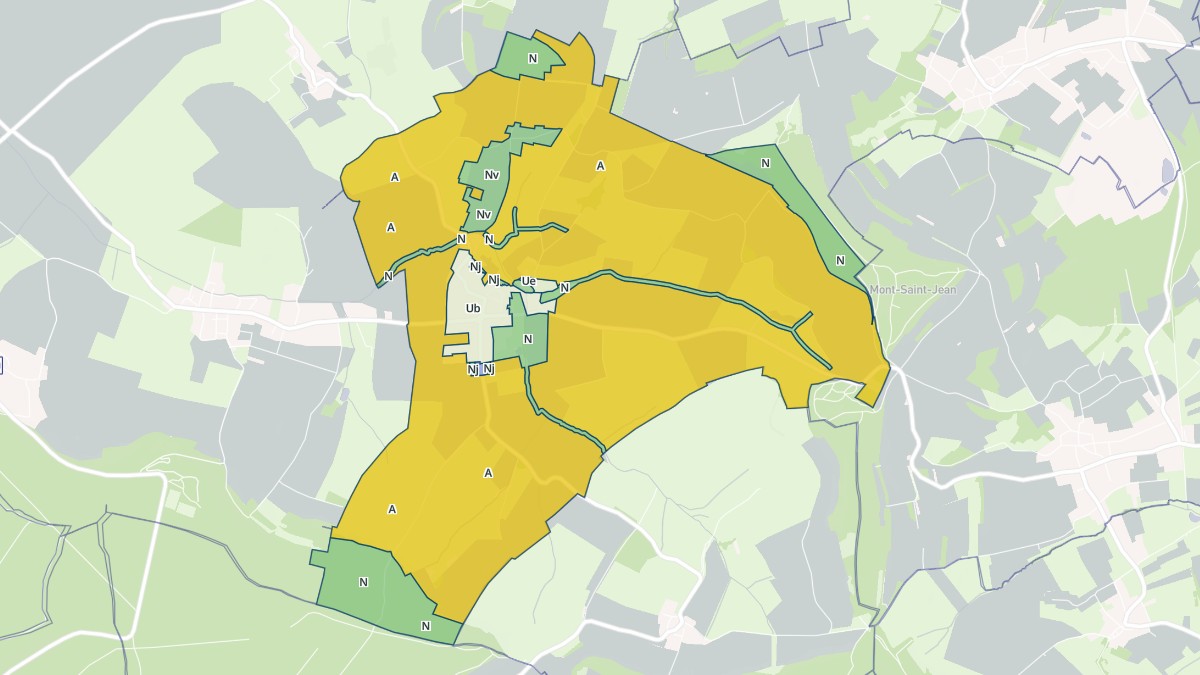 Aperçu cartographique de Sivry, centré sur la commune
