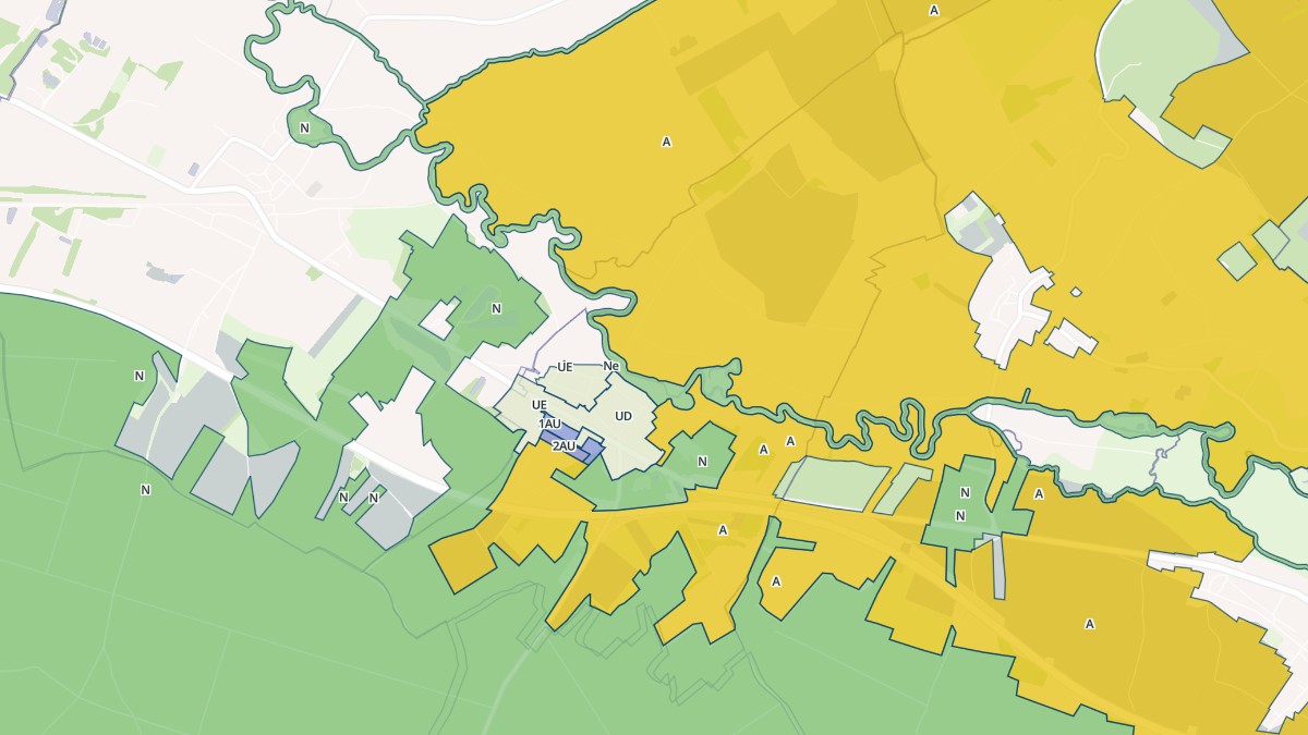 Aperçu cartographique de Thiébauménil, centré sur la commune