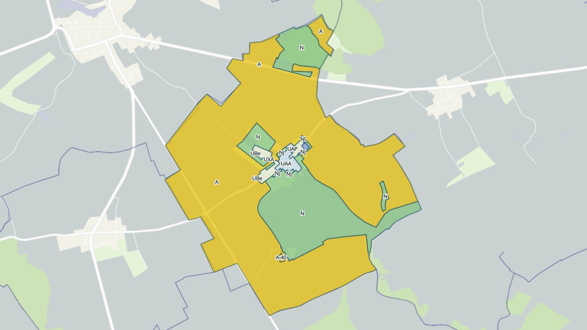 Aperçu cartographique de Tronville, centré sur la commune
