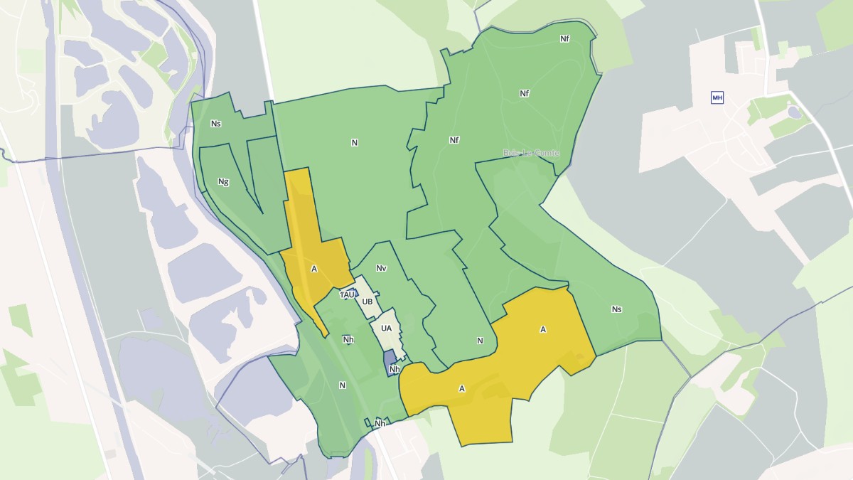 Aperçu cartographique de Vittonville, centré sur la commune