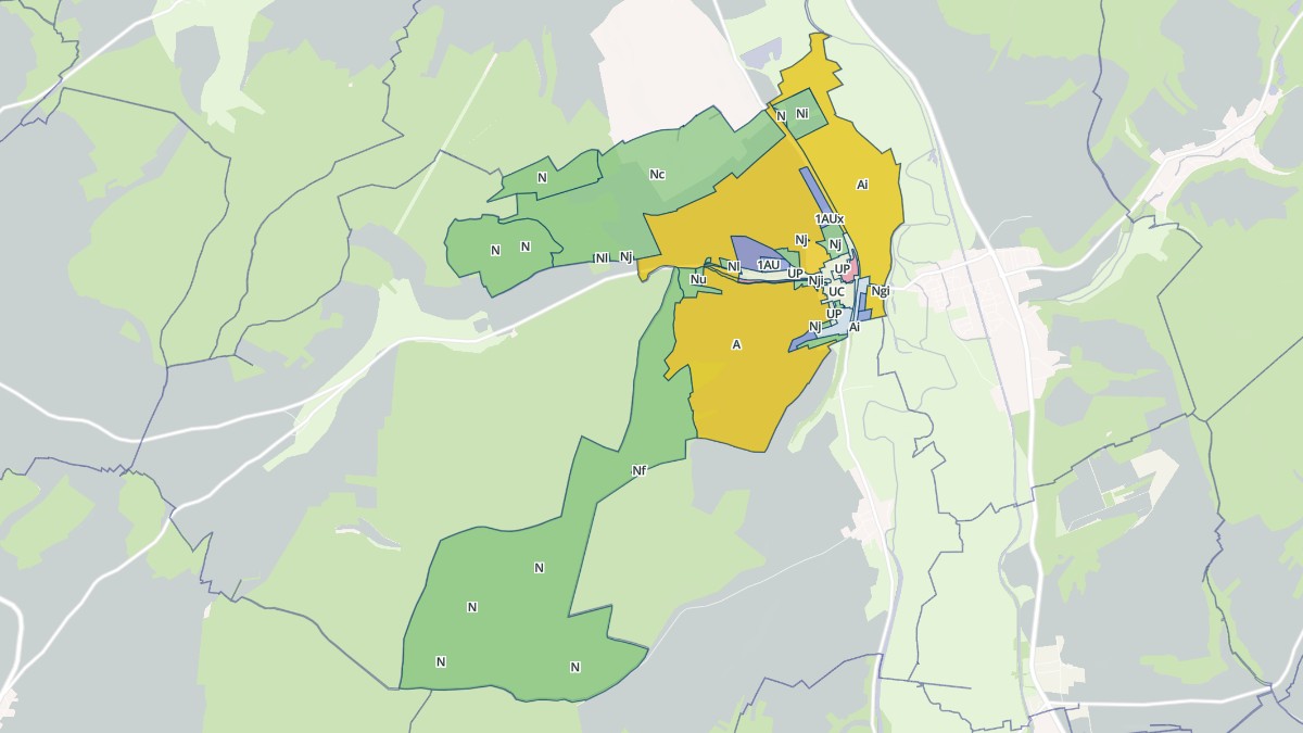 Aperçu cartographique de Ancemont, centré sur la commune