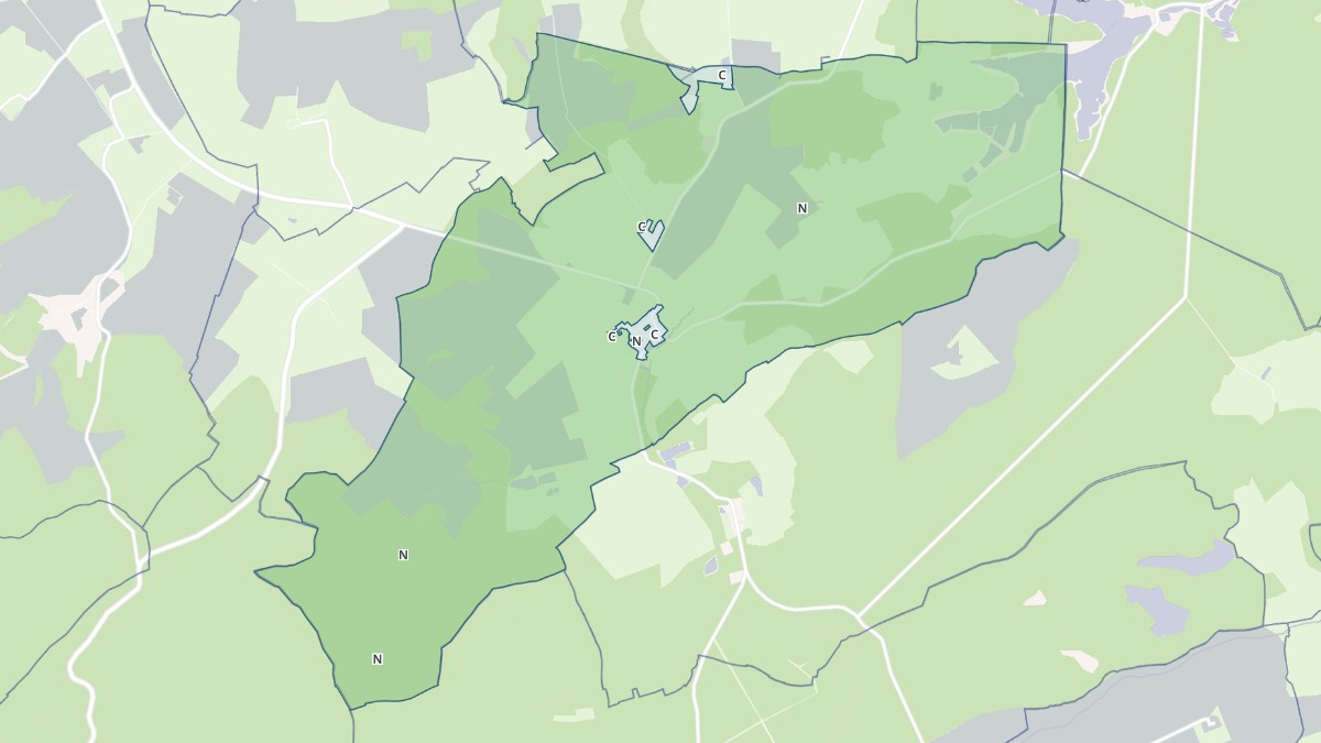 Aperçu cartographique de Azannes-et-Soumazannes, centré sur la commune