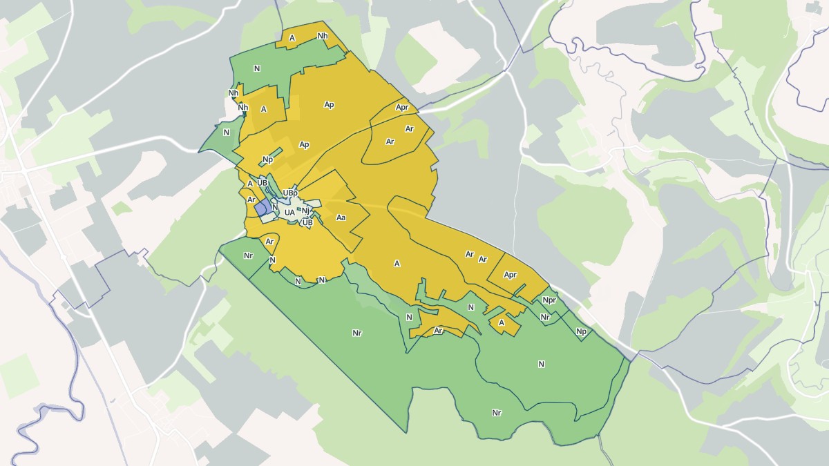 Aperçu cartographique de Baâlon, centré sur la commune