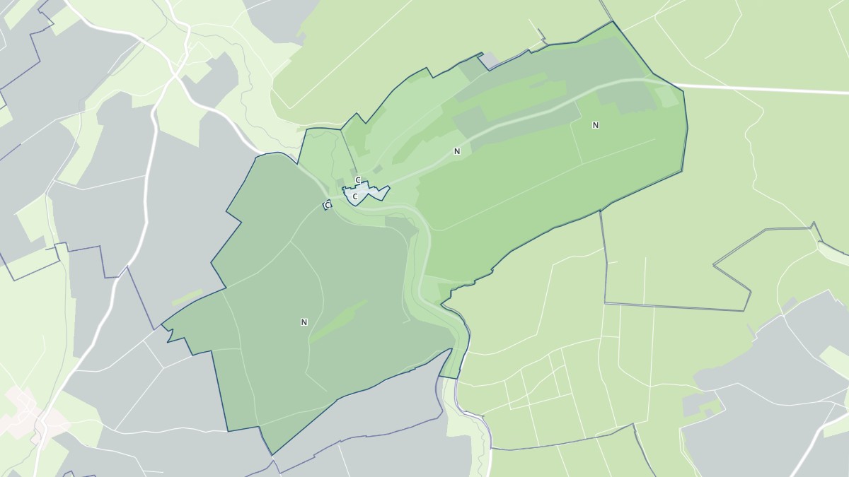 Aperçu cartographique de Baudrémont, centré sur la commune