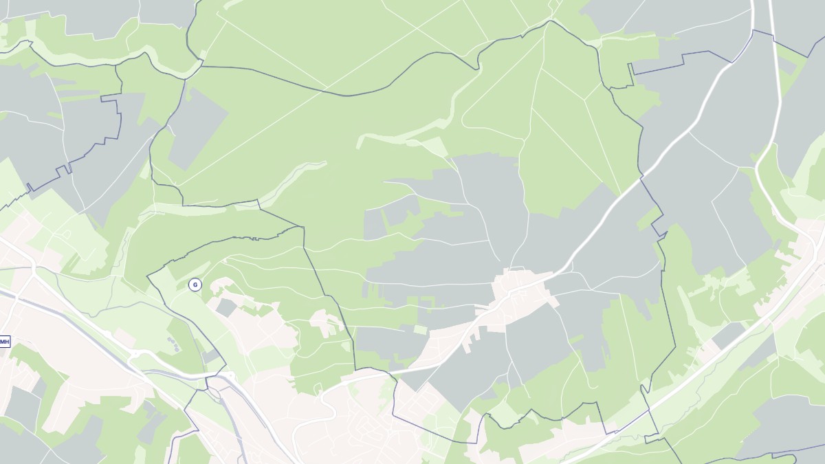 Aperçu cartographique de Behonne, centré sur la commune