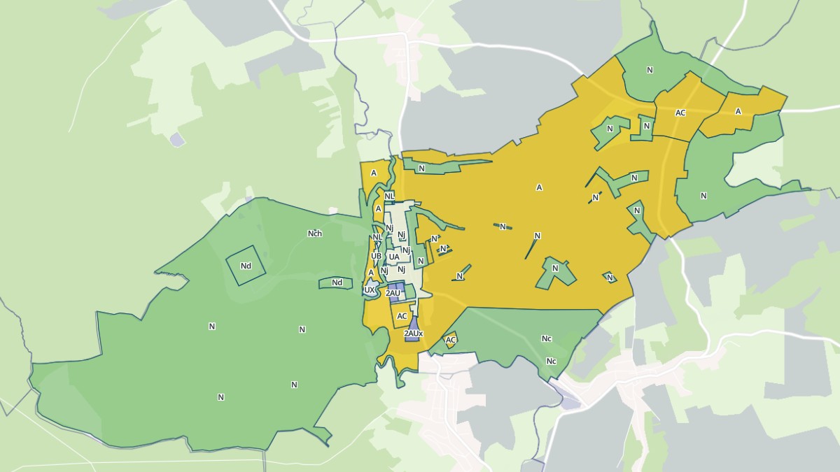 Aperçu cartographique de Beurey-sur-Saulx, centré sur la commune