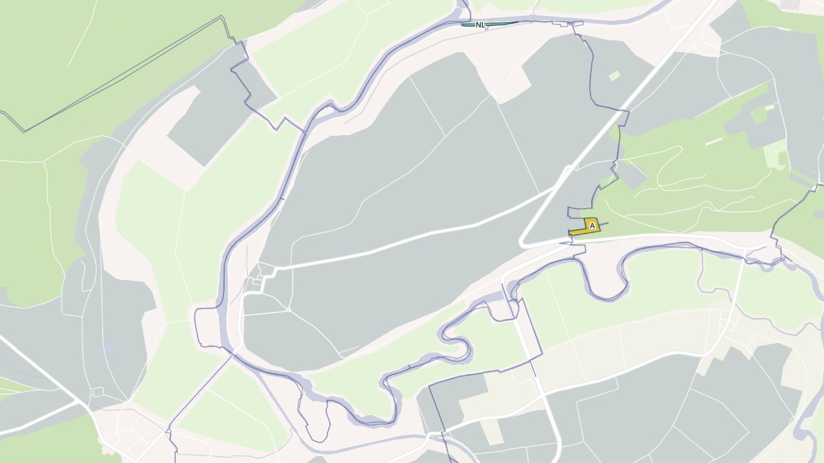 Aperçu cartographique de Bislée, centré sur la commune