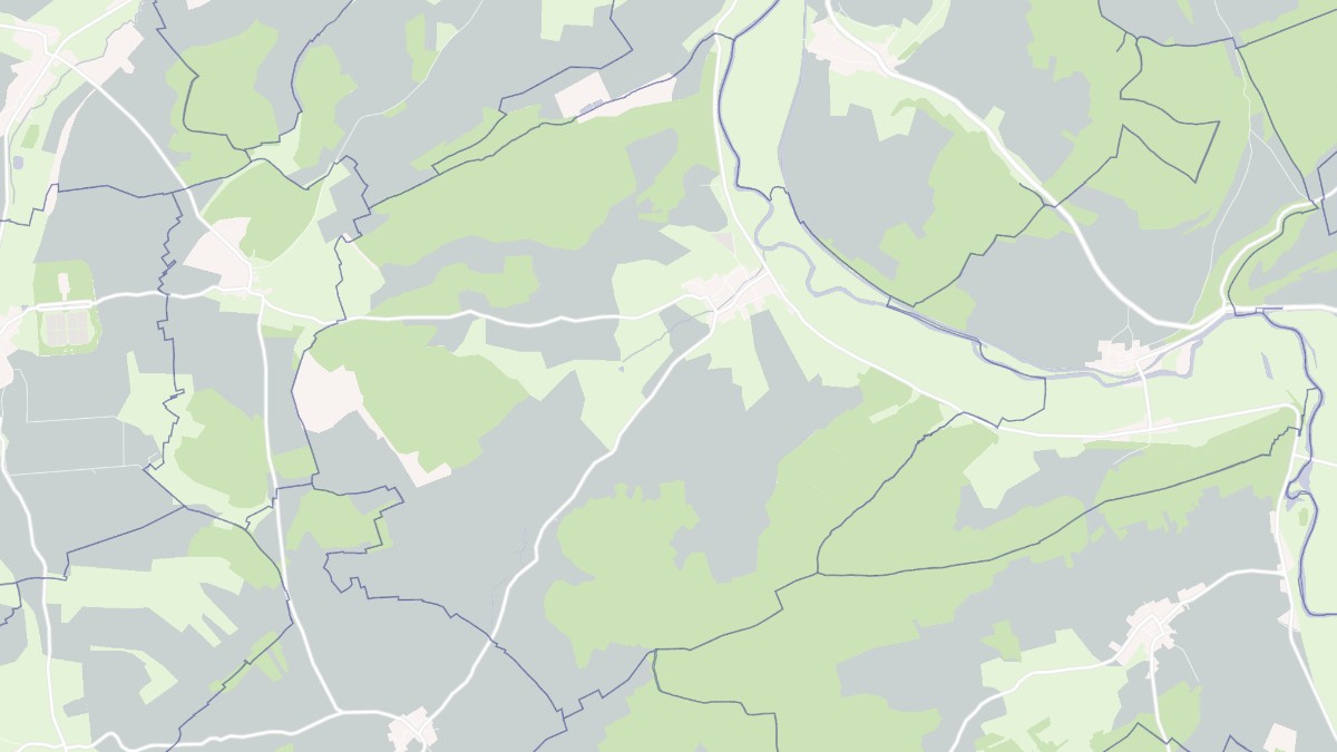Aperçu cartographique de Brieulles-sur-Meuse, centré sur la commune