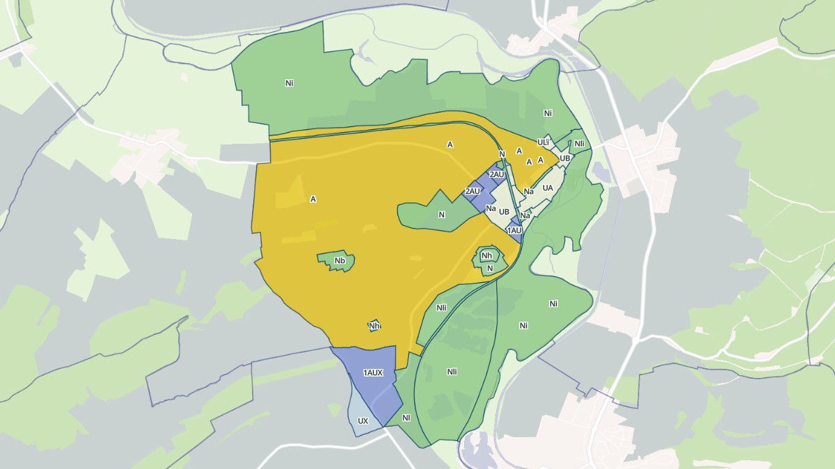 Aperçu cartographique de Charny-sur-Meuse, centré sur la commune