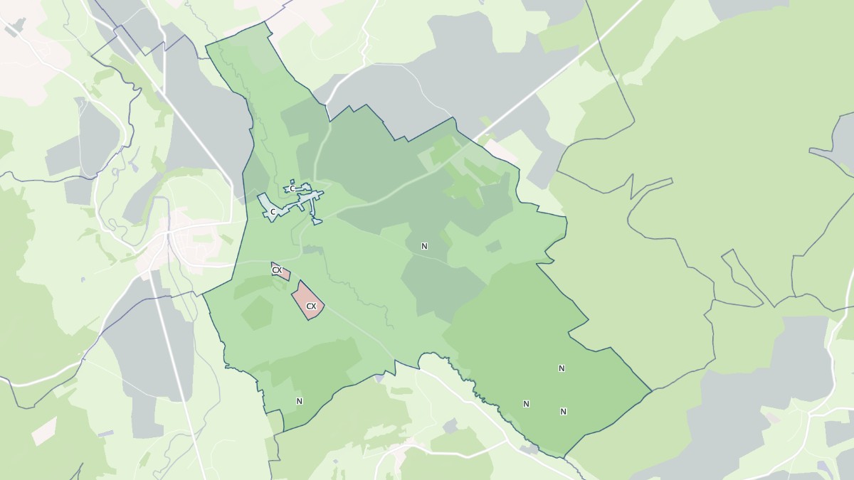 Aperçu cartographique de Cheppy, centré sur la commune