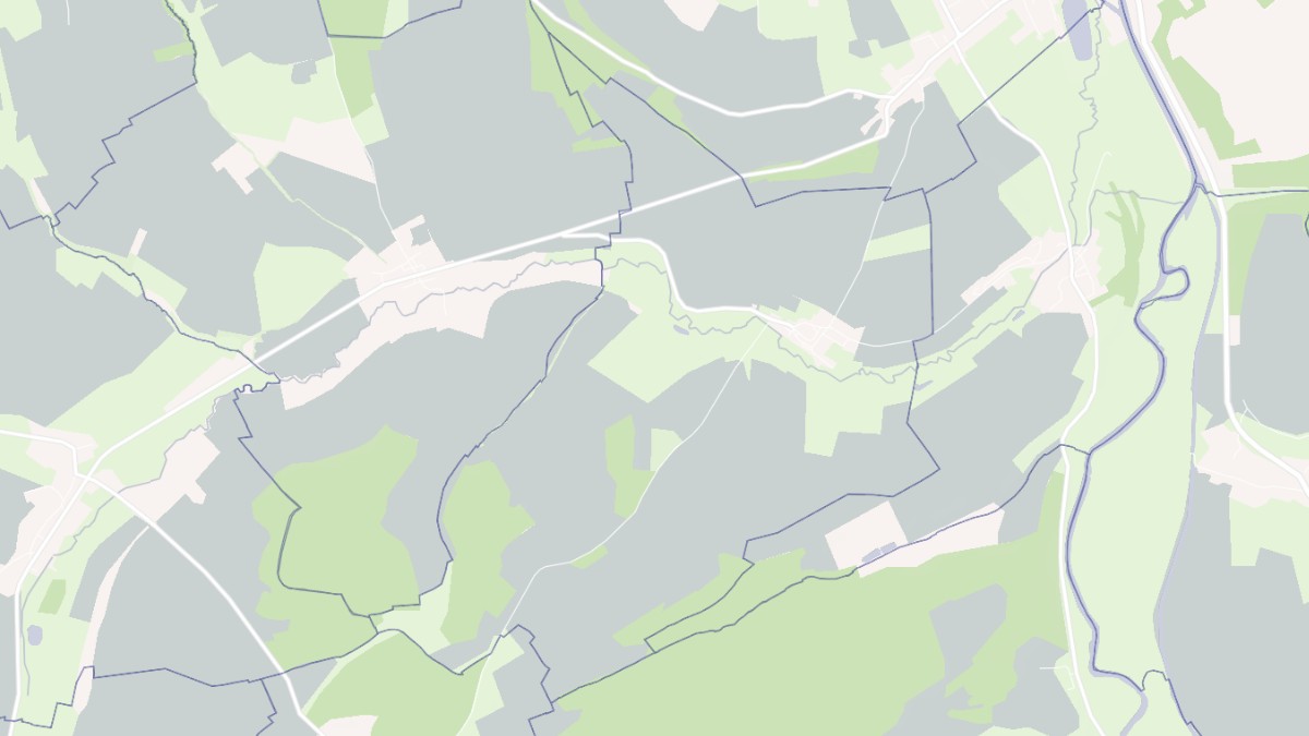 Aperçu cartographique de Cléry-le-Grand, centré sur la commune