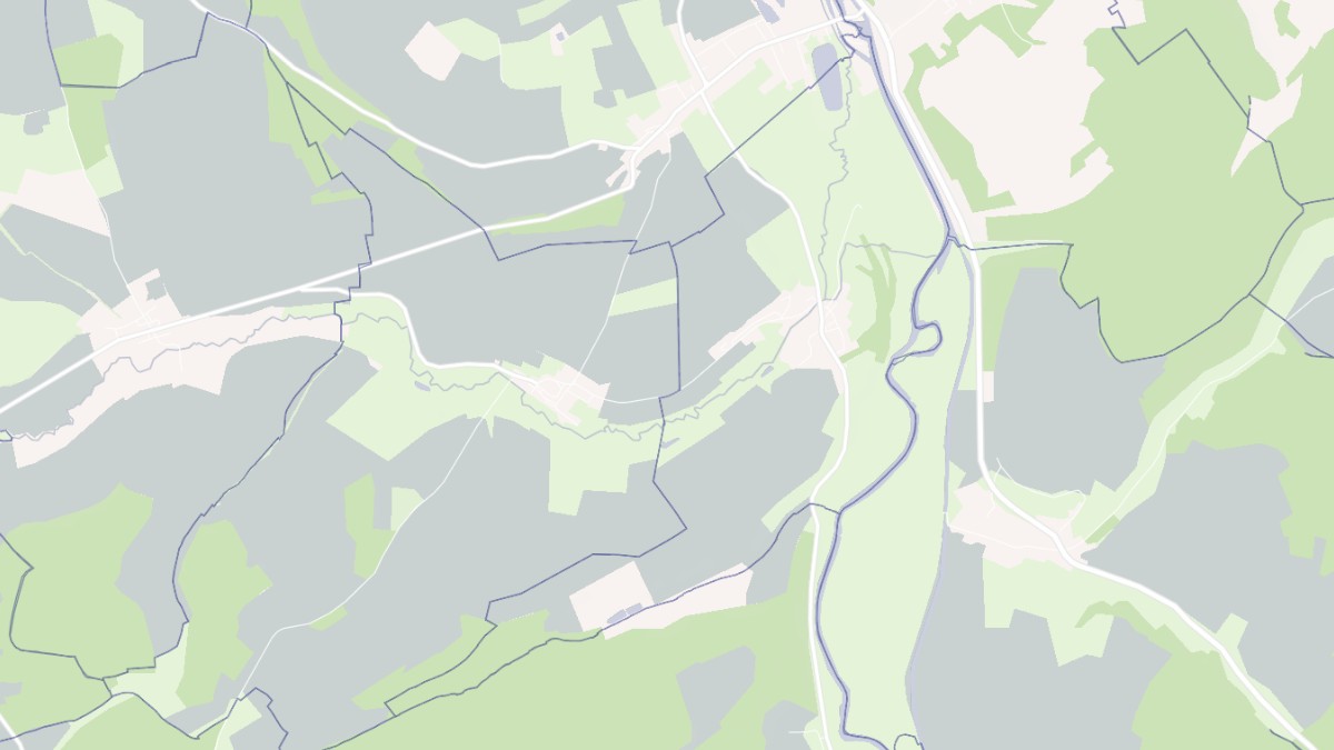 Aperçu cartographique de Cléry-le-Petit, centré sur la commune