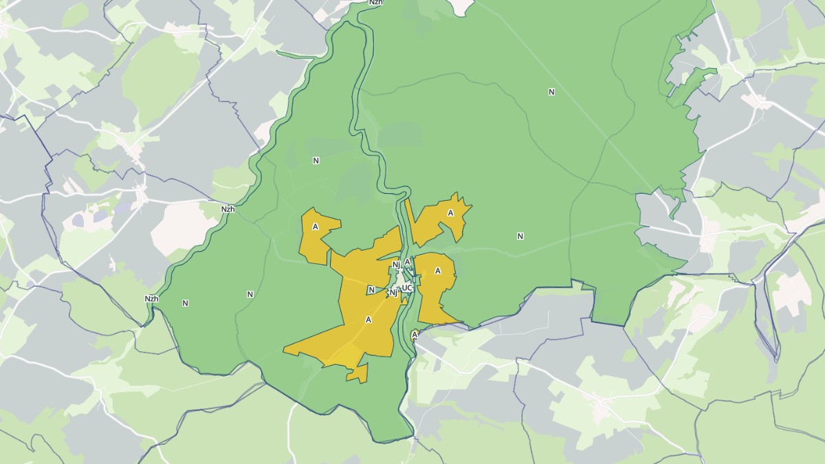 Aperçu cartographique de Dainville-Bertheléville, centré sur la commune